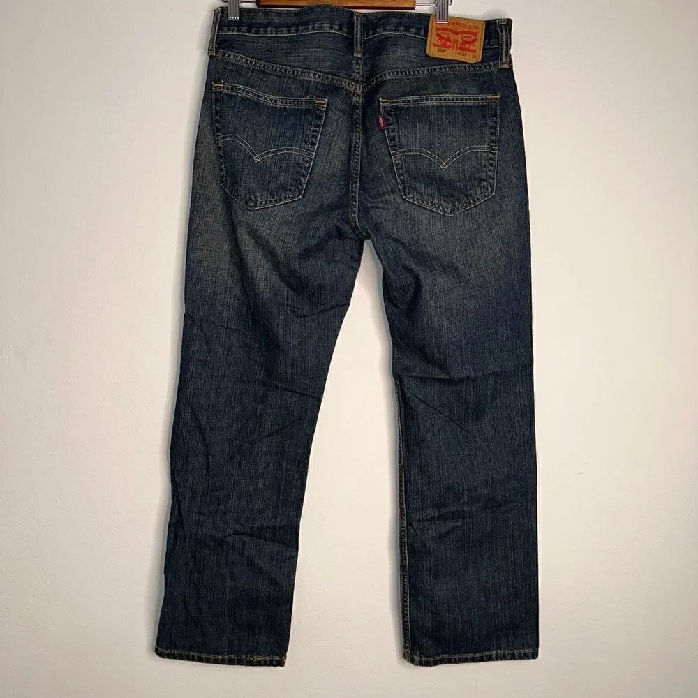 Levi’s Men’s 33 Retro Midwash Solid Denim Vintage Casual Bluejeans‎